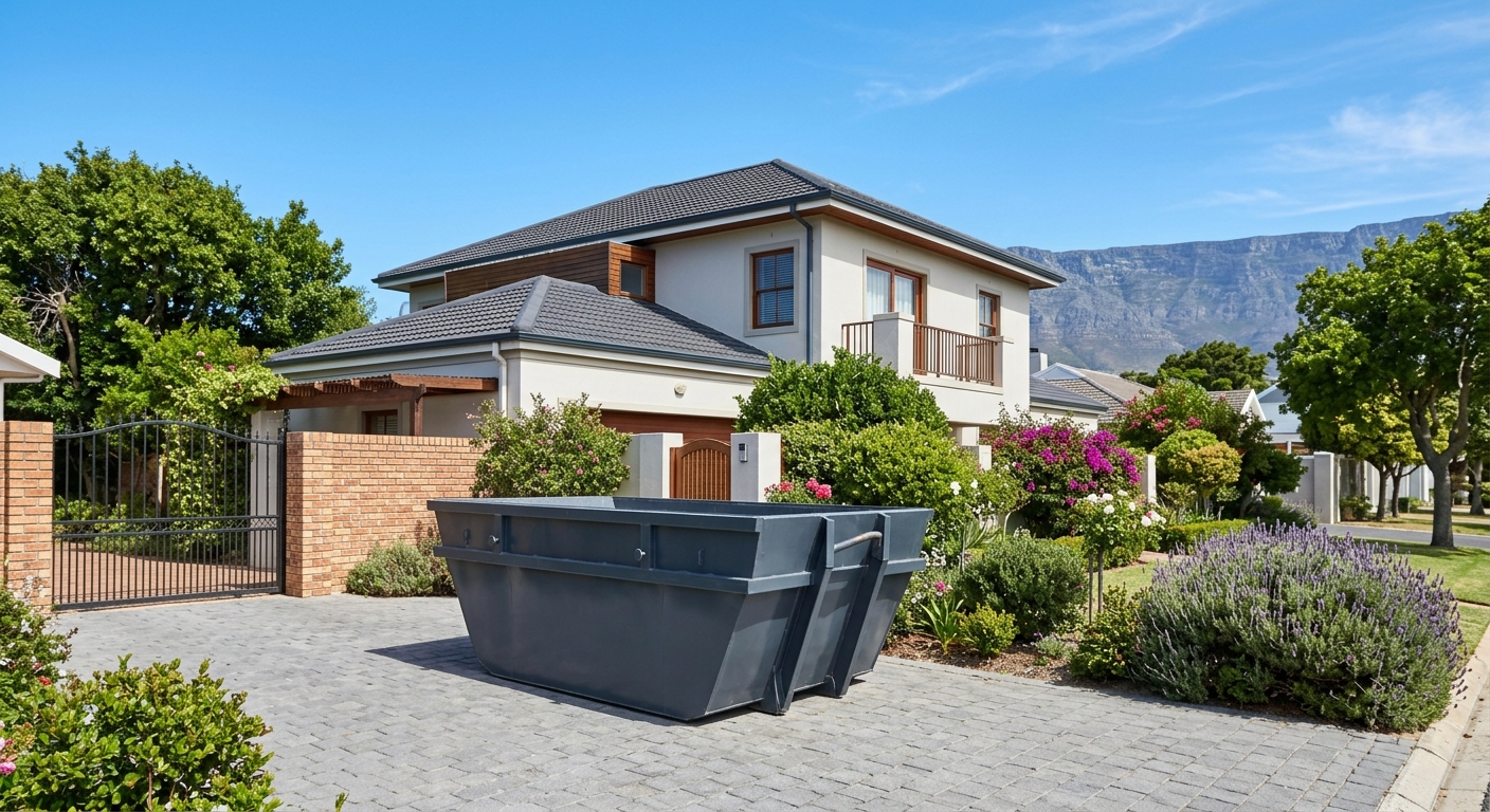 Contact Skip Hire - clean skip bin delivered to Cape Town home - waste removal service | Skip Hire Cape Town