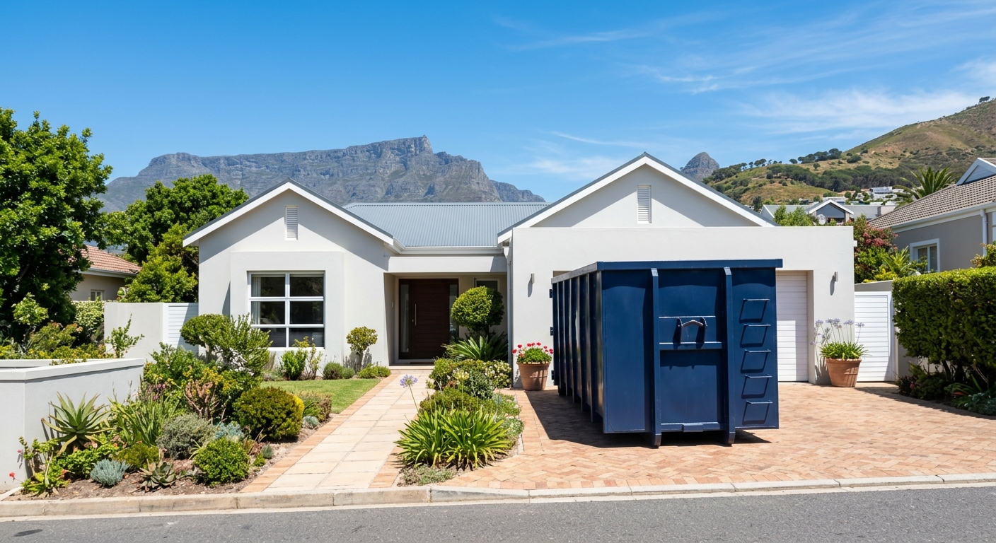 Rubble Removal - clean skip bin delivered to Cape Town home - waste removal service | Skip Hire Cape Town