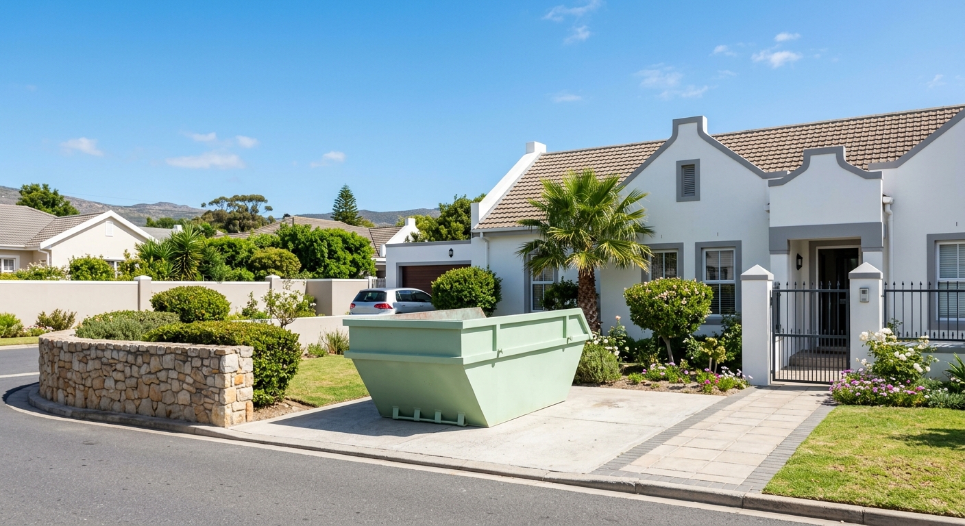 Skip Hire Goodwood - clean skip bin delivered to Goodwood home - waste removal service | Skip Hire Cape Town