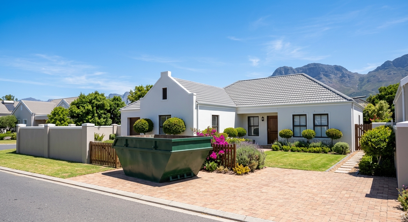 Skip Hire Somerset West - clean skip bin delivered to Somerset West home - waste removal service | Skip Hire Cape Town